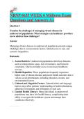 NRNP 6635 WEEK 6 Midterm Exam Questions and Answers A&plus;&period;