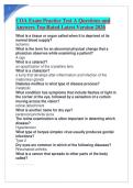 COA Exam Practice Test A Questions and Answers Top Rated Latest Version 2026