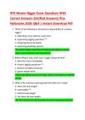 NYC Master Rigger Exam Questions With  Correct Answers &lpar;Verified Answers&rpar; Plus  Rationales 2026 Q&A &vert; Instant Download Pdf 