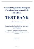 Complete Test Bank - General&comma; Organic&comma; and Biological Chemistry&colon; Structures of Life&comma; 6th Edition &ndash; Karen C&period; Timberlake &ndash; ISBN 9780134730684 &lpar;All Chapters Covered 1&ndash;24&rpar;