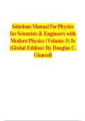 Solutions Manual for Physics for Scientists & Engineers with Modern Physics &lpar;Volume 3&rpar; 5th Edition &lpar;Global Edition&rpar; By Douglas C&period; Giancoli