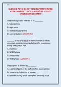 OLDROYD PSYCHOLOGY 1010 MIDTERM VERIFIED  EXAM UNIVERSITY OF UTAH NEWEST ACTUAL  EXAM &vert;&vert;NEWEST EXAM&excl;&excl;&excl;