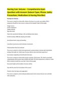 Nursing Care&colon; Seizures &ndash; Comprehensive Exam Questions with Answers &lpar;Seizure Types&comma; Phases&comma; Safety Precautions&comma; Medications & Nursing Priorities&rpar;Questions Provided with A&plus; Graded Rationales Latest Updated 2026