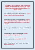 Nursing 2410 Test 3 Exam 2026 Most Recent Actual  Complete Real Verified Exam Questions And Correct  Answers &lpar;Verified Answers&rpar; &vert;&vert; Already Graded A&plus; &vert;  Newest Exam&excl;&excl;&excl;