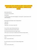 WASHINGTON STATE HUNTERS ED MOST TESTED QUESTIONS WITH CORRECT DETAILED ANSWERS A&plus; VERIFIED LATEST VERSION