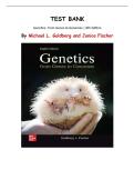 Genetics&colon; From Genes to Genomes&comma; 8th Edition &lpar;Michael L&period; Goldberg & Janice Fischer&rpar; &ndash; Complete Test Bank Chapters 1&ndash;25