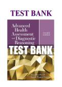 Advanced Health Assessment and Diagnostic Reasoning&comma; 4th Edition Test Bank by Jacqueline Rhoads&comma; All Chapters 1 - 18&comma; Verified Newest Version