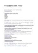 Nurs 1210 exam 3&period; meds&period; Questions &vert;Correct