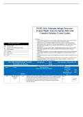 NURS 3366&colon; Pathophysiologic Processes - Exam 3 Study Notes for Spring 2026 with Complete Solution &vert; Latest Update 