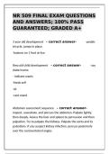 NR 509 Final Exam Questions & Answers &vert; 100&percnt; Pass Guarantee