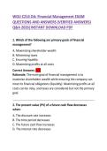 WGU DO89 Economics &ndash; Exam Questions and Answers