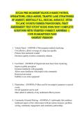SCCJA Pre-Academy Block 2-Basic Patrol  Operations&comma; Child Abuse&comma; Traffic Law&comma; Strategies  of Arrest&comma; Mentally Ill&comma; Sexual Assault&comma; Intro  to Law&comma; Courts&sol;Crimes&sol;Procedures&comma; First  Amendment TEST STUDY GUIDE 2026&sol;2027 COMPLETE  QUESTIONS WITH VERIFIED CORRE