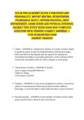 SCCJA Pre-Academy Block 3-Prejudice and  Personality&comma; Report Writing&comma; Interviewing&comma;  Vulnerable Adult&comma; Officer Survival&comma; Drug  Enforcement&comma; Crime Scene and Physical Evidence&comma;  Hazmat TEST STUDY GUIDE 2026&sol;2027 COMPLETE  QUESTIONS WITH VERIFIED CORRECT ANS