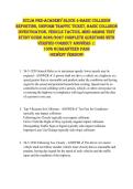 SCCJA Pre-Academy Block 4-Basic Collision  Reporting&comma; Uniform Traffic Ticket&comma; Basic Collision  Investigation&comma; Vehicle Tactics&comma; Mind Armor TEST  STUDY GUIDE 2026&sol;2027 COMPLETE QUESTIONS WITH  VERIFIED CORRECT ANSWERS &vert;&vert;  100&percnt; GUARANTEED PASS  <NEWEST VE