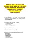 AMPP CIP LEVEL 1 - Basic Coating  Inspector Theory FINAL TEST STUDY GUIDE  2026&sol;2027 COMPLETE QUESTIONS WITH  VERIFIED CORRECT ANSWERS &vert;&vert;  100&percnt; GUARANTEED PASS  <NEWEST VERSION> 