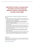 NURS 5334 Quiz 1 Pediatric Prescribing Practice Test Questions and Correct Answers with Rationales &vert; Graded A&plus; &vert; New Update 2026 &vert; University of Texas Arlington