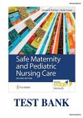 Test Bank Safe Maternity & Pediatric Nursing Care Second Edition by Luanne Linnard-Palmer Chapter 1-38 &vert; Newest Version