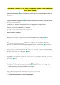 40 Hour RBT Training&colon; &lpar;21-30&rpar; Exam Questions and Answers&vert; New Update