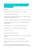 D075 Information Technology Practice Exam with All Correct Answers 2025-2026 Updated&period;
