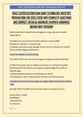 GFACT CERTIFICATION EXAM SANS TECHNOLOGY INSTITUTE  PREPARATION FOR 2025&sol;2026 WITH COMPLETE QUESTIONS  AND CORRECT DETAILED ANSWERS &lpar;VERIFIED ANSWERS&rpar;  &vert;BRAND NEW VERSION&excl;&excl;