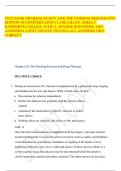 TEST BANK PHARMACOLOGY AND THE NURSING PROCESS 9TH EDITION 58 CHAPTERS LINDA LANE LILLEY&comma; SHELLY RAINFORTH COLLINS&comma; JULIE S&period; SNYDER QUESTIONS AND ANSWERS LATEST UPDATE 2026 ALL ANSWERS 100&percnt; CORRECT
