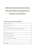 NURS 6512 Exam Questions with Correct Answers 2026 &vert; Latest Certified Nursing Study Guide with Rationales & Learning Objectives