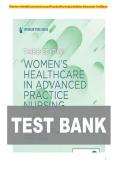 Test Bank for Women&rsquo;s Healthcare in Advanced Practice Nursing&comma; 3rd Edition by Ivy M&period; Alexander&comma; Versie Johnson‑Mallard&comma; Elizabeth Kostas‑Polston&comma; Joyce D&period; Cappiello & Heather S&period; Hubbard