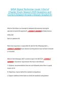IMSA Signal Technician Level 1 End of  Chapter Exam Newest 2026 Questions and  Correct Detailed Answers Already Graded A&plus;IMSA Signal Technician Level 1 End of  Chapter Exam Newest 2026 Questions and  Correct Detailed Answers Already Graded A&plus;