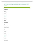 MATH 120 Week 4 Exam &vert; Questions and Answers &vert; 2026 Update &vert; 100&percnt; Correct&period;