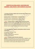 Adult Health Exam 5 Musculoskeletal&comma; Neurological&comma; Cognitive & Perceptual&comma; & Endocrine Disorders Review Questions & Answers 2026