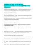 Combo D075 IT Tests & Pre-Assessment Questions and All Correct Answers&period;