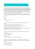 D075 Module Questions and Already Passed Solutions 2025-2026 Updated&period;