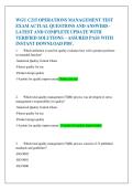 WGU C215 OPERATIONS MANAGEMENT TEST  EXAM ACTUAL QUESTIONS AND ANSWERS -  LATEST AND COMPLETE UPDATE WITH  VERIFIED SOLUTIONS &ndash; ASSURED PASS WITH  INSTANT DOWNLOAD PDF&period; 