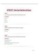 ACTION CPT - Trainer Exam Questions and Answers&period;