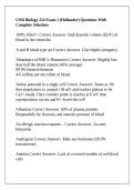 UNR Biology 224 Exam 1 &lpar;Hollander&rpar; Questions With Complete Solutions