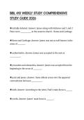 BIBL 410 WEEKLY STUDY COMPREHENSIVE STUDY GUIDE 2026
