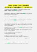 Owner Builder Exam UPDATED  QUESTIONS AND CORRECT ANSWERS