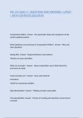 PSC 211 QUIZ 1 &vert; QUESTIONS AND ANSWERS &vert; LATEST &vert; WITH COMPLETE SOLUTION