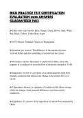 BICSI PRACTICE TEST CERTIFICATION EVALUATION 2026 ANSWERS GUARANTEED PASS