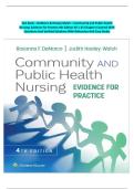 COMPLETE TEST BANK - Community and Public Health Nursing&colon; Evidence for Practice 4th Edition by DeMarco & Walsh&comma; All 25 Chapters Covered With MCQs And Correct Answers With Rationales And Case Study&period;