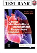 Test Bank for Clinical Manifestations & Assessment of Respiratory Disease &ndash; 9th Edition &lpar;Terry R&period; Des Jardins & George G&period; Burton&rpar; &vert; Respiratory Care Exam Prep 2025&sol;2026