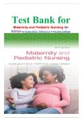 Test Bank for Maternity and Pediatric Nursing &ndash; 5th Edition &lpar;Susan Ricci&comma; Terri Kyle & Susan Carman&rpar; &vert; Maternal & Child Nursing Exam Prep 2025&sol;2026
