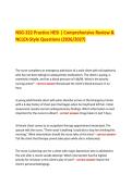 NSG-322 Practice HESI &vert; Comprehensive Review & NCLEX-Style Questions &lpar;2026&sol;2027&rpar;   
