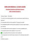 CMN 548 MODULE 1 STUDY GUIDE 2026&sol;2027 COMPLETE QUESTIONS AND 100&percnt; VERIFIED ANSWERS LATEST VERSION &lpar;PASS GUARANTEE&rpar;