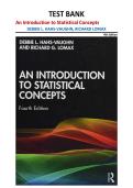 An Introduction to Statistical Concepts Test Bank 4th Edition &vert; Hahs-Vaughn & Lomax