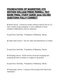 FOUNDATIONS OF COLLEGE CHEMISTRY 15TH EDITION MORRIS SUSAN ARENA WILLARD TEST BANK FINAL STUDY GUIDE 2026 SOLVED QUESTIONS FULLY CORRECT