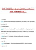 FDNY COF B28 Exam Questions with Correct Answers Pass the Exam&comma; 100&percnt; Verified &lpar;2026 &sol; 2027&rpar; Graded A&plus;