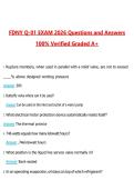 FDNY Q-01 EXAM Questions with Correct Answers Pass the Exam&comma; 100&percnt; Verified &lpar;2026 &sol; 2027&rpar; Graded A&plus;