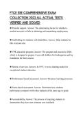 FTCE ESE COMPREHENSIVE EXAM COLLECTION 2023 ALL ACTUAL TESTS VERIFIED AND SOLVED
