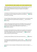 REL 100 QUESTIONS WITH CORRECT ANSWERS&vert; LATEST UPDATE 